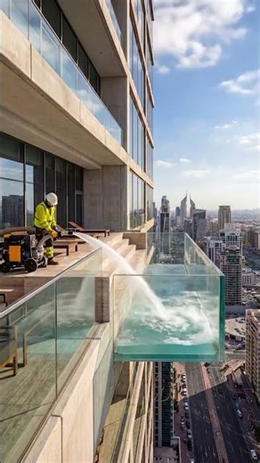 Installing a Sky High Glass Infinity Pool on a Luxury Skyscraper