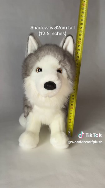 Shadow White Wolf Plush by Douglas Cuddle Toys