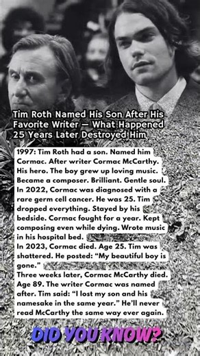 Tim Roth Named His Son After His Favorite Writer — What Happened 25 Years Later Destroyed Him