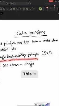 SOLID Principles Simplified | SRP (Single Responsibility Principle) Explained with Examples #shorts