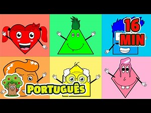 Música das Formas Geométricas E Mais Canções Para Crianças! | Árvore do Brasil