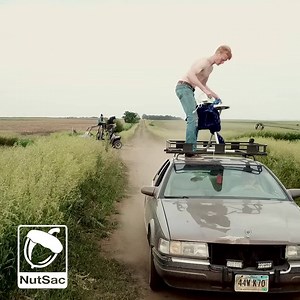 We take our premium men's bags as serious as Conrad Dahl takes Extreme Ironing. 🇺🇸 Hand-made in America ⌛ Lifetime Guarantee 💪 Incredibly Tough | NutSac