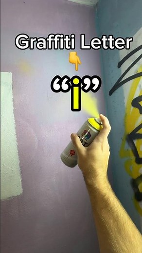 How to easy graffiti letter “i” 👈 #graffitialphabet