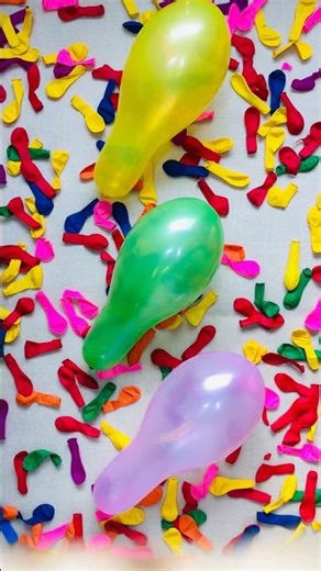 Rub Pop Trio || Yellow Green Purple || Hand ASMR 🎈💛🟢🟣 #handpop #asmr #balloonpopping