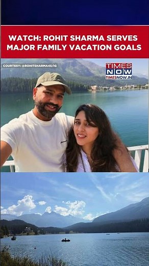 Rohit Sharma Shares Heartwarming Vacation Pictures With Family #shorts