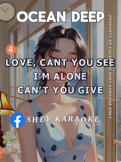 Ocean Deep - Carol Banawa Version 2002 Karaoke Song with Lyrics #sheykaraoke #lovesongs #musiclovers | Shey Karaoke