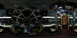 Make yourself at home at the controls of the fastest hunk of junk in the galaxy with this 360-degree photo of the Millennium Falcon’s cockpit! | Star Wars