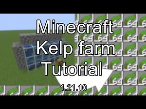 How to make a kelp farm in Minecraft | Java | 1.13-1.21.10