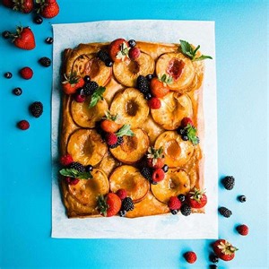 69K views · 1.2K reactions | Oh, this Homemade Puff Pastry Peach Tart...
