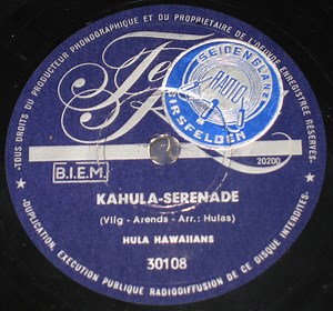 Hula Hawaiians - Kahula-Serenade / Hilo Marsch