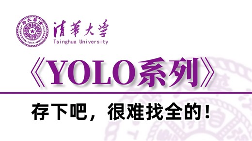 【2026版】这绝对是B站最好的YOLO系列天花板教程，从入门到实战，通俗易懂，一套解决YOLO目标检测算法所有问题！深度学习/人工智能/计算机视觉