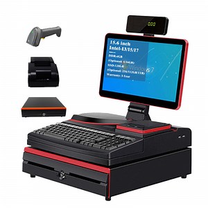 [Hot Item] All in One POS Win10/11 POS Systems Cash Register Machine Retail POS Terminal Automated Cash Payment System Payment Kiosks