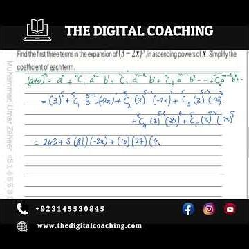 Binomial Theorem Expansion || Add Math 0606 || The Digital Coaching