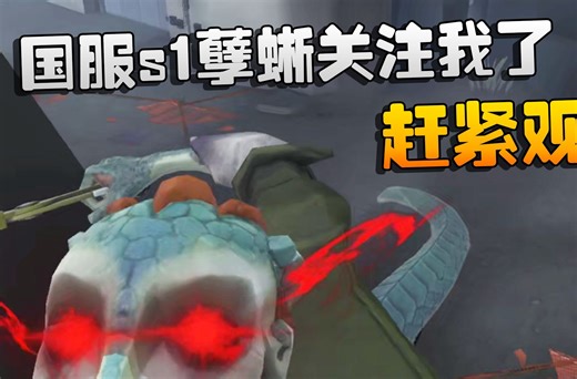 第五人格：国服s1孽蜥关注我了！赶紧观战