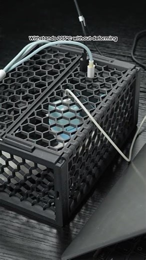 Become a cable management master! 🔌 Meet the heatsink cable box, 3D printed in PA6-GF filament.
