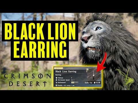 How to get BLACK LION EARRING in Crimson Desert | Best Earing Quest Guide