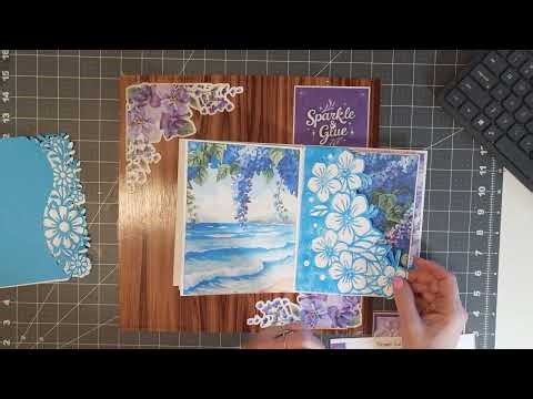 Flower Cut Out Page Journal Flip through with cutting Guide
