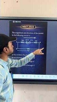 NEET 2023 Circuit Question 😱 90% Students Got It Wrong! #physicsshorts #neetexam