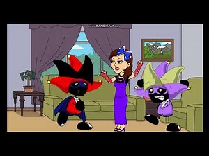 Dark Bowser And Dark Dimentio Fight Over A Seat/Grounded