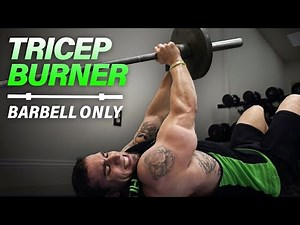 Barbell Tricep Workout At Home to Get Ripped!