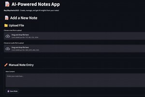 AI-Powered Notes App