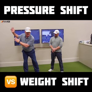 Understanding when and how to use both a pressure shift and weight shift in your golf swing can have a big affect on the quality of your shots. 🏌🏻‍♂️ | Athletic Motion Golf