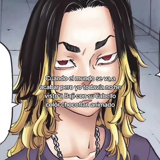 ¿Cuándo sale Baji Keisuke con pelo chocoflan en Tokyo Revengers?