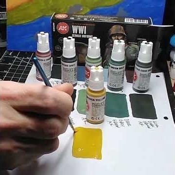 Short Version Gigantic Paint Reference Sheet Video Febr 2026 AK Interactive Reaper and More! Pt 6