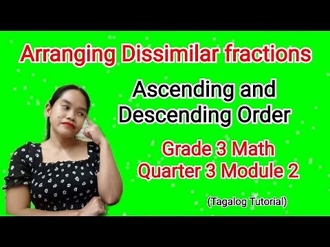 Arranging Dissimilar fractions In Ascending or Descending Order