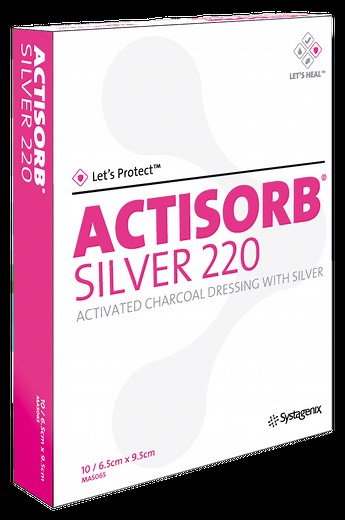 Le pansement charbon actif 3M™ Actisorb™ Silver 220