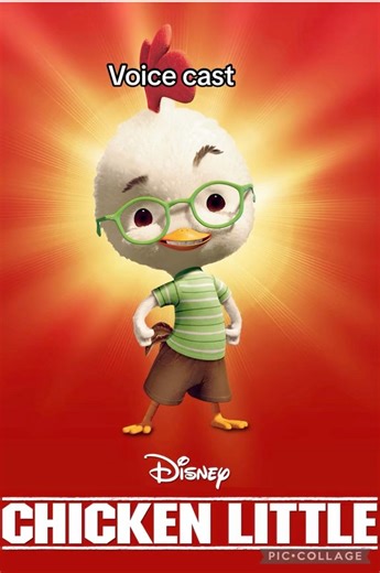 Chicken Little voice cast ￼#chickenlittle #voicecast #voiceactors #zachbraff #joancusack #disney