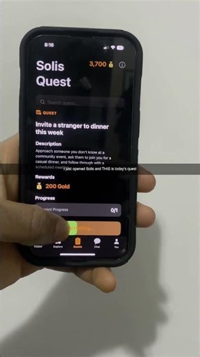 the pulsequickening thrill of actually asking a stranger to join you