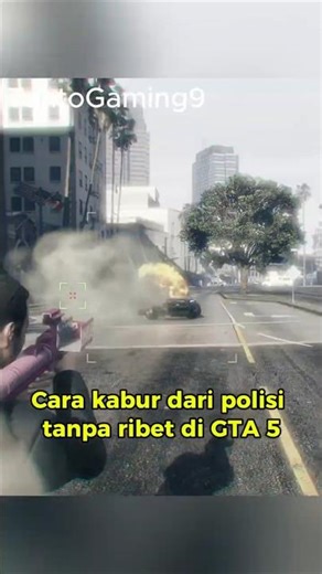 How to Escape from the Police Without Hassle in GTA 5 (No Cheats) #gta5 #gta #ytshorts #gaming #i...