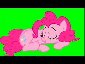 Pinkie Pie Sleeping Green Screen [Reupload of StormXF3]