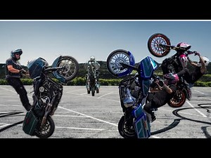 Harley Stunts with Cbear, CJ Barham, Jesse Ryan, & Junkyard Kenny