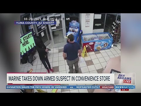 Watch: Marine vet foils robbery by grabbing suspect's gun | Dan Abrams Live