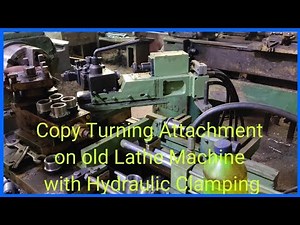 Copy turning attachment on lathe machine / copy turning attachment/ copy lathe/hydraulic clamping