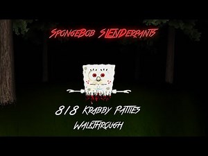 SpongeBob Slenderpants 8 Krabby Patties Walkthrough 2023 No Commentary