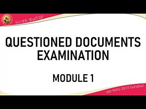 KINDS OF DOCUMENTS | QUESTIONED DOCUMENTS EXAMINATION