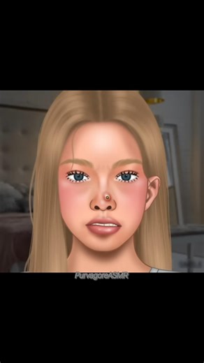 medical nose deep cleaning ASMR.|| PurvagoreASMR || #asmrsounds #ytshort#animation