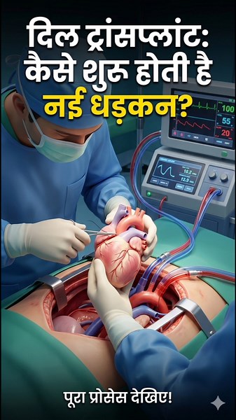 Heart Nikaal Diya… Phir Bhi Zinda? 😱 | Heart Transplant Surgery in 3D Animation