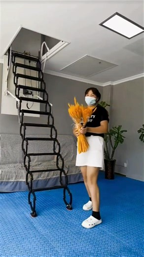 When You Need Them, They’re There… When You Don’t, They’re Gone 👀✨ | Retractable Attic Ladder