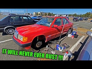 The Best Rust Protection & Undercoating For Your Car Nobody Will Tell You About! Mercedes 190E