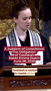 In Jewish tradition, giving Tzedakah is one of the most important actions we can take. Last Shabbat, Rabbi Emma Dubin explained why Judaism places such strong emphasis on helping those in need. You can watch the full sermon on our YouTube channel. | Temple Emanu-El