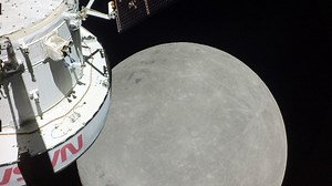 You can now watch live views from Orion as capsule swings around the moon