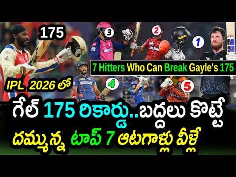 🚨 Chris Gayle's 175 in Danger! 😱 7 IPL 2026 Players Ready to Create History | IPL 2026 Updates