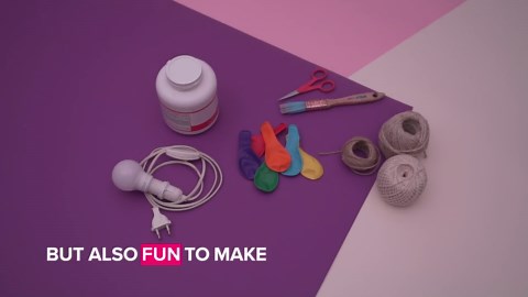 Light up your life: The macrame lamp