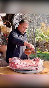 🔥 Aromatic spices, hot coals, and a whole carcass cooked in an underground pit – an ancient technique that makes the meat unbelievably tender! Another unique recipe from Wilderness Cooking. #wildernesscooking #undergroundcooking #traditionalfood #outdoorcooking | Wilderness Grill