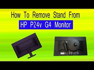 How To Remove HP Monitor Stand Easily(P24v-G4).Disassembling an HP p24v G4 Monitor Stand#hp #monitor