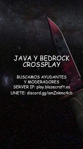JAVA Y BEDROCK CROSSPLAY - SE BUSCA STAFF EN MI NUEVO SERVIDOR